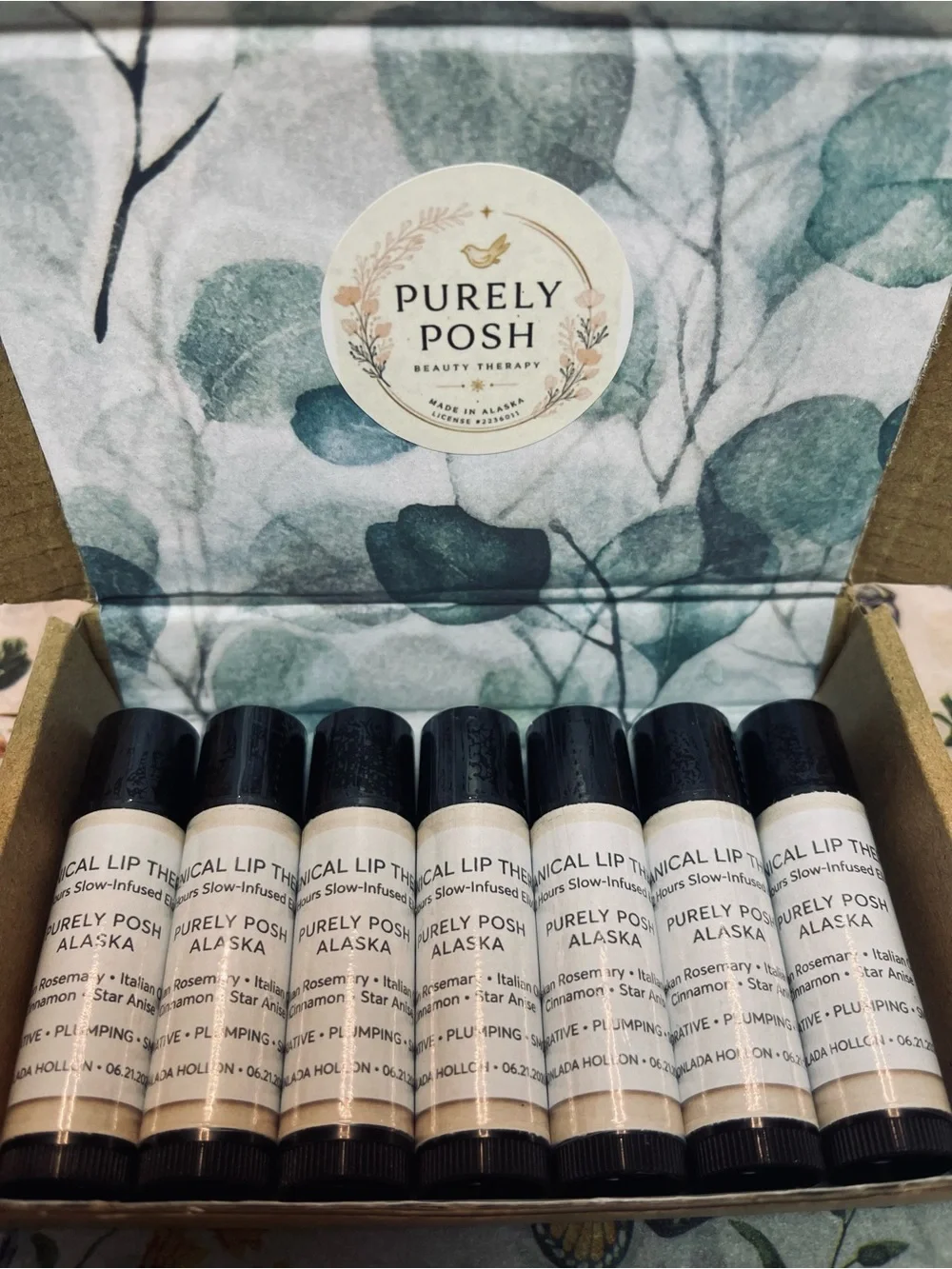 7 ROSEMARY ELIXIR LIP THERAPY Set